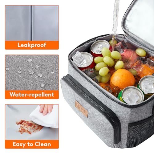 Lifewit Reusable Insulated Lunch Bag, Portable Cooler Freezable Soft Lunchbox Leakproof with Adjustable Shoulder Strap for...