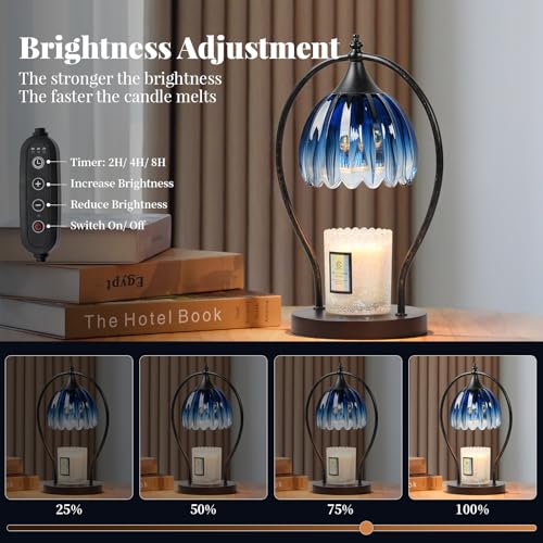 GOODBUY Candle Warmer Lamp with Timer Dimmable: Electric Candle Warmer Birthday Gifts for Women Mom - Candle Lamp Warmer H...