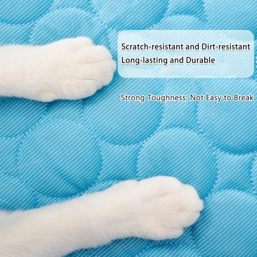 Dog Cooling Mat, 2025 Upgraded Cooling Blanket for Dogs, Washable Cool Mat for Dogs for Summer, Portable Pet Coolings Pad ...