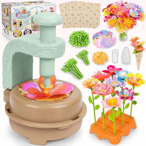 Fabric Flower Bouquets Toys, DIY Craft Kits Toys for Kids - Flowers Market Toy, Build Your Flower Bouquet, Arts & Crafts f...