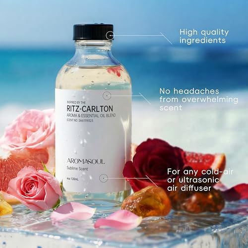 Hotel Diffuser Oil Inspired by Ritz-Carlton Scent - Premium Fragrance Oil No. SA61119323 for Ultrasonic and Waterless Diff...