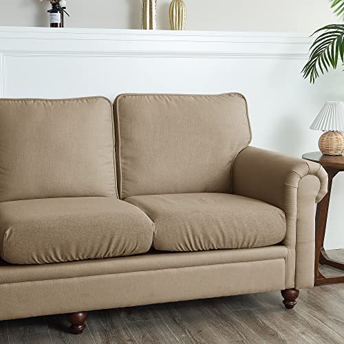 StangH Outdoor Linen Sofa Slipcover - Anti-Sticky Durable Washable Couch Cushion Covers All Seasons Suitable Dog Friendly ...