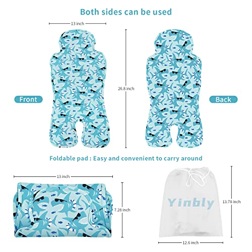 Gel Car Seat Cooler Pad for Children,Summer Breathable Ice Stroller Cooler Mat,Multifunctional Baby Cooling Pad Suitable f...