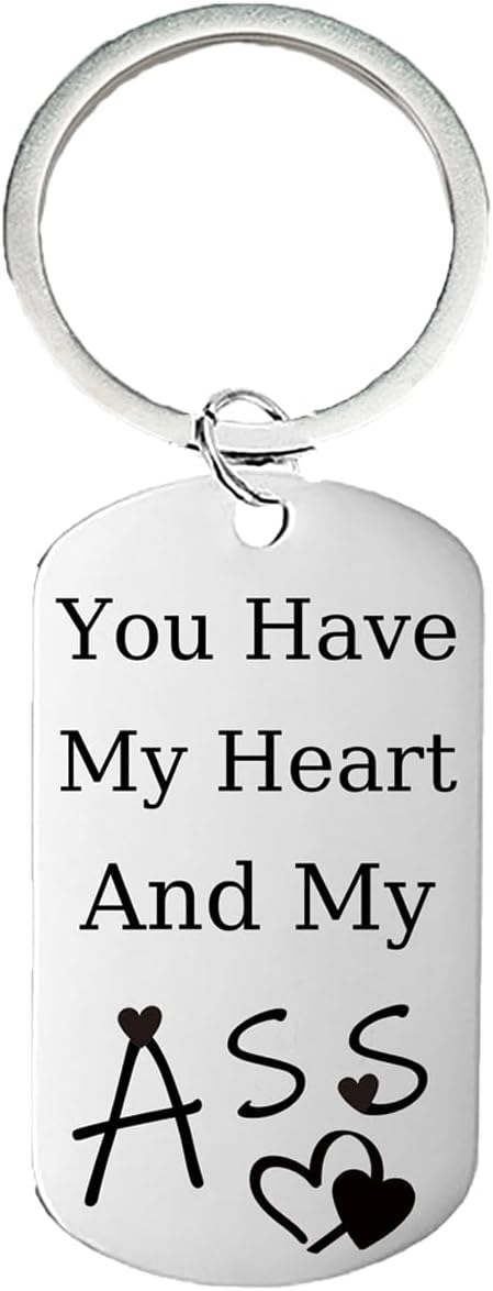 Romantic Boyfriend Keychain – Birthday Valentines Day, Christmas Gifts for Boyfriend, Husband, Men, Him