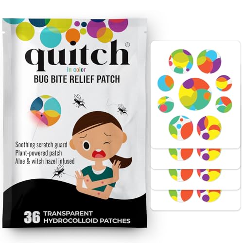Quitch Mosquito Bite Itch Relief Patch, After Bite Insect Bite Treatment, Anti Itch Cream Alternative, Insect Bite Relief,...