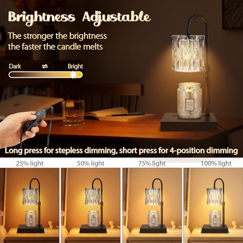 Candle Warmer Lamp with Timer, Electric Candle Warmer for Jar Candles, House Warming Gifts, Birthday Gifts for Mom Women F...
