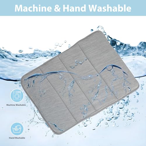 ZAKAPAWS Cooling Dog Mat Q-Max>0.5 - Rapid Cooling Tech, Thin Breathable Crate Pad, Portable Washable Summer Mat, Chill So...