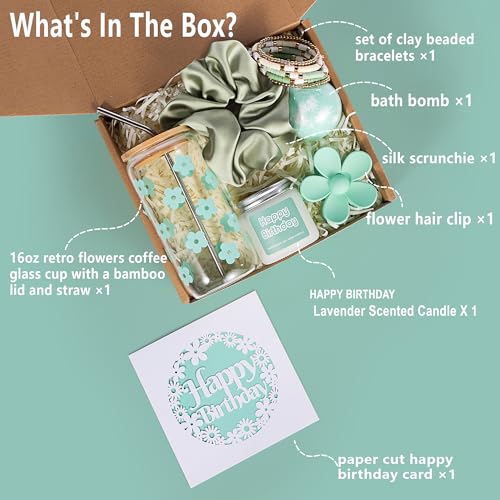 JTEWB Birthday Gifts For Women, Teen Girl, Her, Happy Birthday Gift Box For Girl, Women, Sister, Daughter, Friends, Cute D...