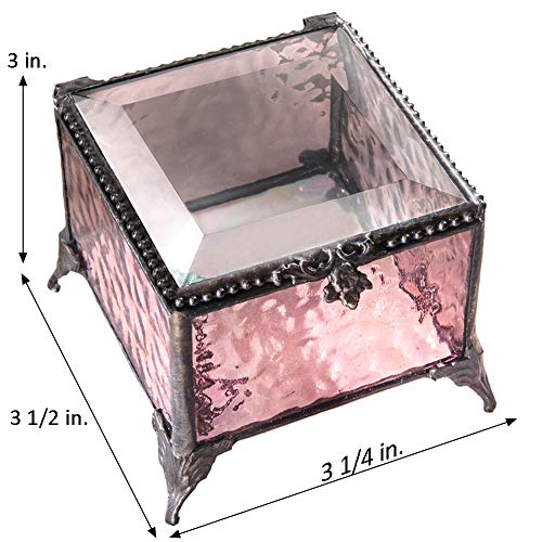 Graduation Keepsake Box Class of 2026 Personalized Name, Textured Clear Glass Jewelry Box, Engraved Memory Box with Gradua...