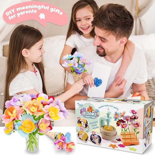 Fabric Flower Bouquets Toys, DIY Craft Kits Toys for Kids - Flowers Market Toy, Build Your Flower Bouquet, Arts & Crafts f...