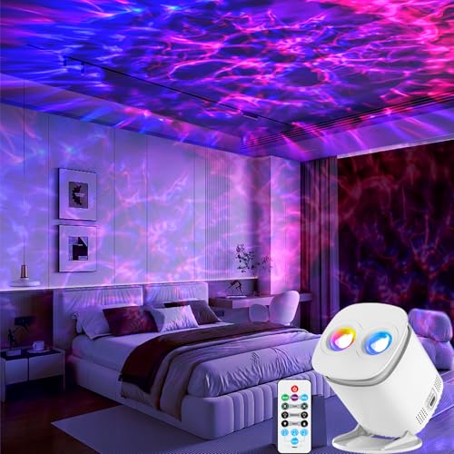 Galaxy Projector, Galaxy Projector for Bedroom, Night Light for Kids, Nebula Ceiling LED Lamp, Room Decor, with Timer and ...