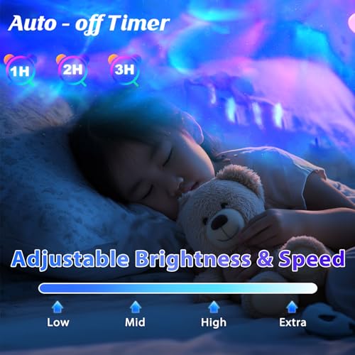 Galaxy Projector for Bedroom, Galaxy Light Projector with 41 Lighting Modes, Night Light for Kids, Nebula Lamp with Timer ...