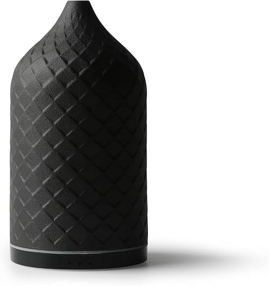 ZEIGGA LAB Essential Oil Diffuser for Home, Ceramic Aromatherapy Diffuser for Essential Oils, 120ml Oil Diffuser with Wate...
