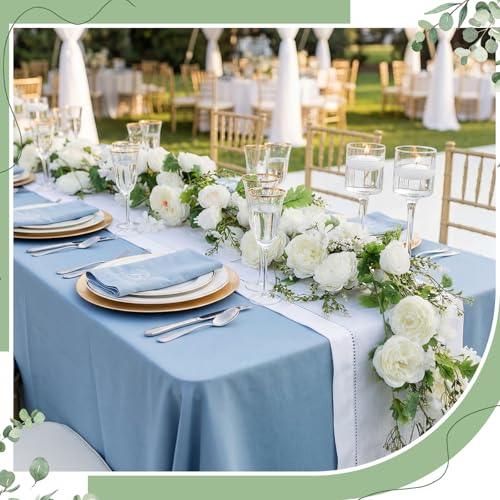 Riceshoot 4 Pcs 6ft Flower Garland with Peony & Rose - Artificial Silk Floral Vine Hanging Fake Roses Vine for Wedding Par...