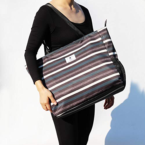 ESVAN Large Lightweight Water Resistant Beach Bag 20 Inch Womens Oversized Tote Bag for Gym, Beach, Travel, Pool, Yoga, Nurse