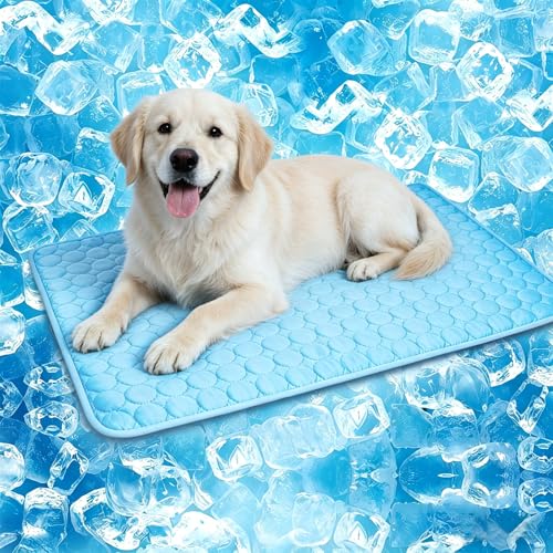 dgdgbaby 2026 Upgraded Dog Cooling Mat Large Cooling Pad-Q-Max>0.4 Summer Pet Bed for Dogs Cats Kennel Pad with Chill Cool...