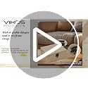 VIKOS Products (1-Pack Unfinished Unpainted Wooden Box with Hinged Lid for Crafts DIY Storage Jewelry Plain Pine Box - Sma...