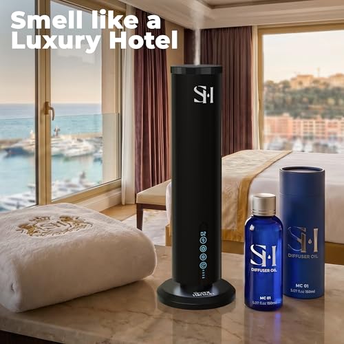 Inspired by 6-Star Hotel Monaco MC01 Hotel Scent Diffuser Oil | 5.07 Fl oz (150 ml) - Waterless Diffuser Oil Refill & High...