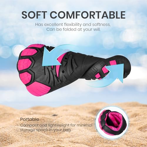 SEEKWAY Barefoot Water Shoes for Kids - Wide Toe Box and Quick-Dry Sand Shoes Toddler for Hiking Swim Beach Pool Kayak Spo...