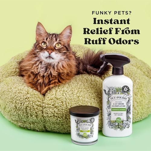 Pet-Pourri Smell Ya Litter Cat Litter Deodorizer Spray, Purrfectly Bamboo 3.4 Fl Oz, Up to 170 Uses, Pet Odor Remover with...