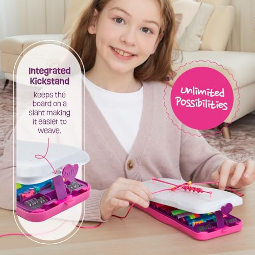 Pretty Me Friendship Bracelet Making Kit for Girls - Crafts for Girl - String Bracelets Maker - Gifts for 8-12 Year Old Ki...