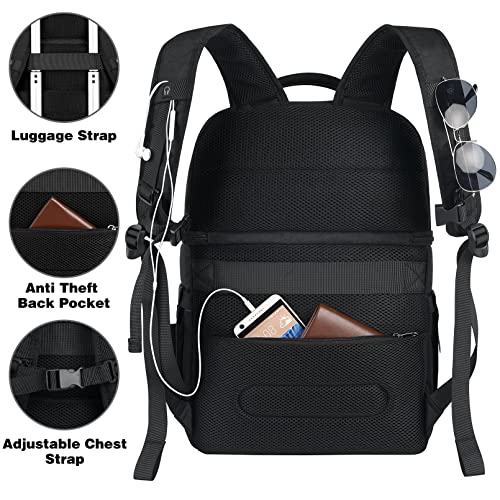 Cooler Backpack,Insulated Backpack Cooler Leakproof Double Deck Cooler Bag for Men Women RFID Lunch Backpack