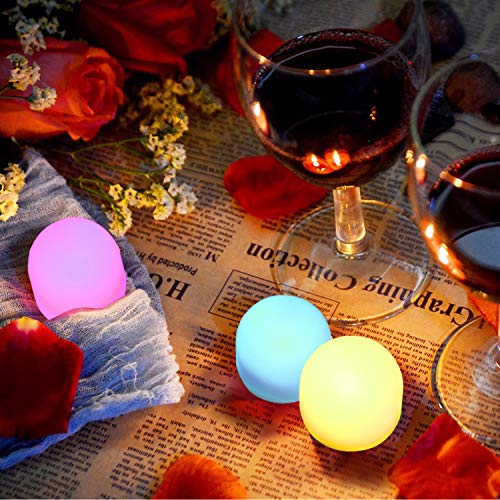 Novelty Place Color Changing Mini Nightlight, Multicolor LED Mood Lighting - Night Light for Bedroom, Bathroom, Living Roo...