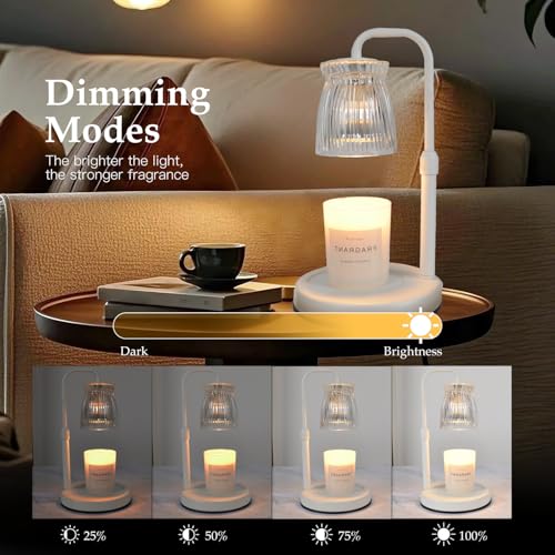 Shering Candle Warmer Lamp with Timer Dimmable, Gift Box, Gifts for Her, Birthday Gifts for Women, House Warming Gift New ...