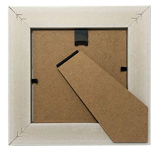 AMHOME 4x4 Photo Frame Blue Picture Frame Desktop Display Mount on The Wall.Plexiglass Panel (not Glass).Tips: Please Peel...
