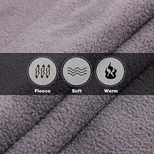 REDCAMP Large Waterproof Stadium Blanket for Cold Weather, Soft Warm Fleece Camping Blanket Windproof for Outdoor Sports, ...