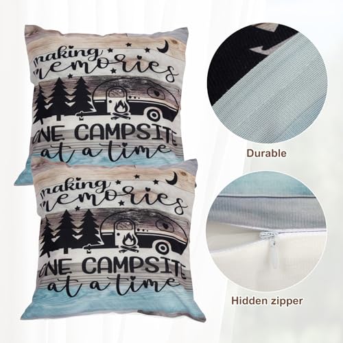 BBSET 6pcs Rv Dinette Cushion Covers Stretch Washable Rv Cushion Slipcove Replacement for Camper Car Bench, 2 Pillowcase, ...