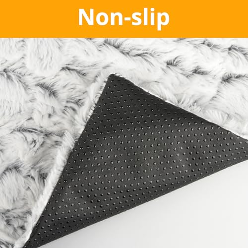 Petace Self Warming Cat Bed, 24" x 18" Ultra Soft Cat Dog Pet Heating Pad for Indoor Outdoor, Non-Slip Heated Cat Mat Ther...