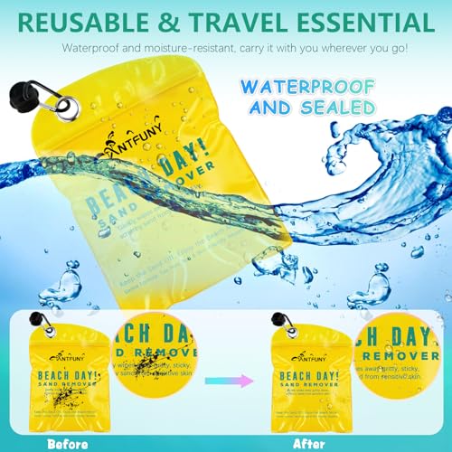 Triangle Sand Remover for Beach Sandproof Cleaner Eraser Essential Travel Wipe Off Mitt Duster Brush Cup Holder Game Toy S...