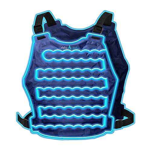 Alphacool Polar Cooling Vest for Men Women - Cooling Ice Vest Flexible Adjustable Reusable for Hot Weather Outdoor Working