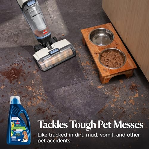 Bissell Multi-Surface Pet with Citrus, 3444G, 80oz, Safe on Sealed Hard Floors and Area Rugs, Removes tough pet messes and...