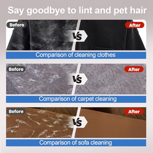 Pet Hair Removal Glove - Magic Brush Electrostatic Mitt for Dogs & Cats, Reusable Grooming Gloves - Dog Hair Remover Tool ...