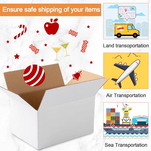 Yeaqee 72 Pcs Shipping Boxes Corrugated Cardboard Small Shipping Boxes for Packaging Mailing Packing Moving Small Business...