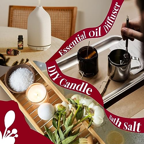SALKING Christmas Fragrance Oils, Premium Essential Oil for Diffuser, Scented Oil Gift Set for Soap Candle Making - Christ...