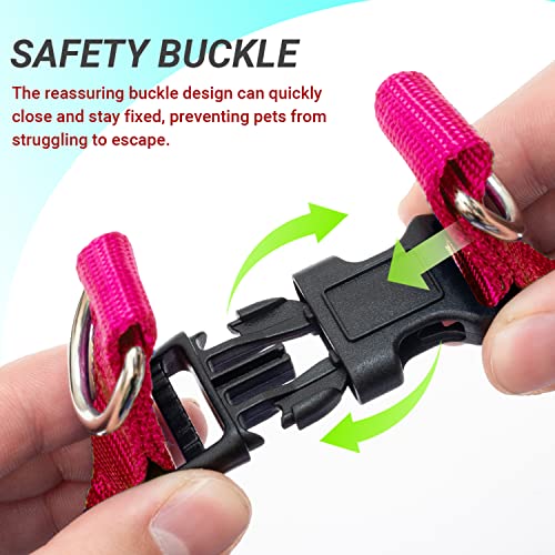 No Pull Dog Harness - Adjustable Step-in Harness & Leash Set for Small, Medium, Large Dogs - Escape Proof Soft Pet Harness...