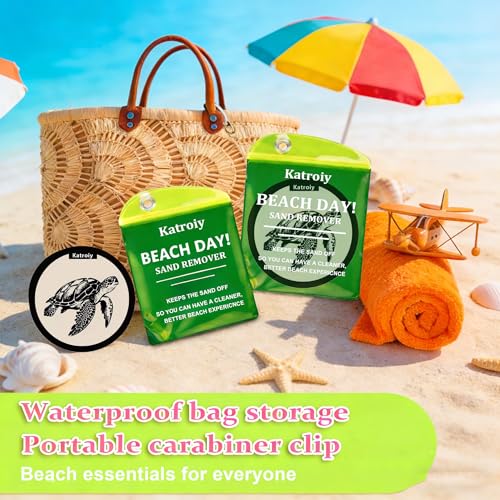 Katroiy Beach Sand Remover Sand Eraser Wipe Mitt Family Kids Women 2026 Hawaii Honeymoon Accessories Alaska Cruise Ship Ge...