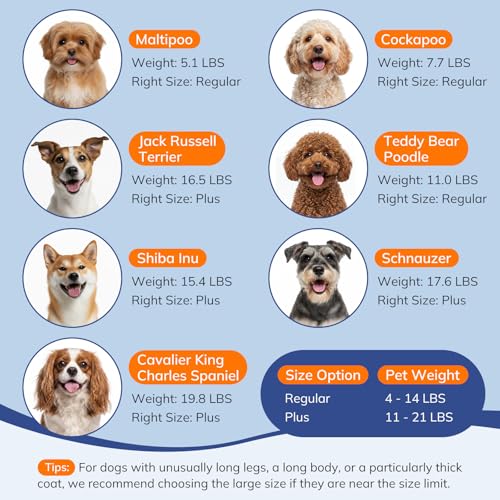 Supet Dog Sling Carrier, Hands Free Adjustable Puppy Pouch Carrier, Soft Wearable Pet Front Bag for Dachshund & Teacup Dog...