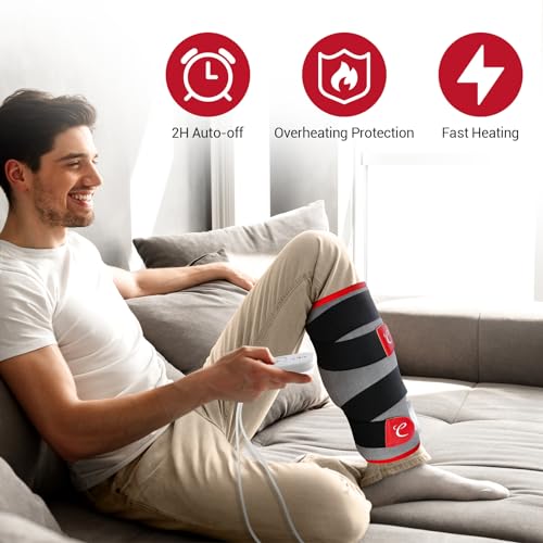 Comfytemp Leg Heating Pad, FSA Eligible Items Only List Wearable Heat Pad for Leg and Calf, HSA Electric Heat Wrap for Thi...