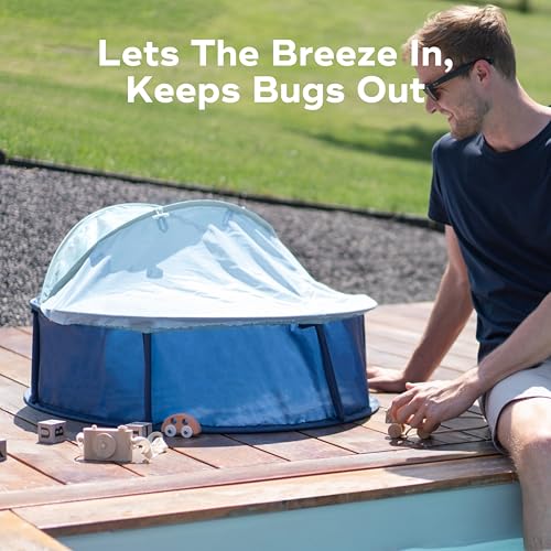 Babymoov Babyni Anti-UV Pop-Up Tent, UPF 50+ Sun Protection, Portable Baby Sun Shelter with Mosquito Net, Lightweight Trav...