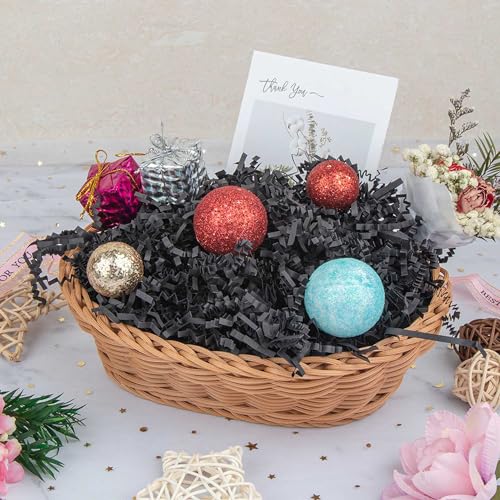 Caleihd 1/2 LB Crinkle Cut Paper Shredded Filler Paper for Gift Baskets Gift Box Confetti Shreds Decoration Stuffing for B...