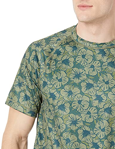 Amazon Essentials Men's Slim-Fit Short-Sleeve Quick-Dry UPF 50 Swim Tee