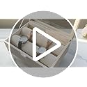 XHMQYC Bracelets Organizer Rods Bangles Display Holder, Clear See through Lid Leather Velvet Jewelry Storage Box Case for ...