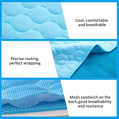 Mannice Dog Cooling Mat, Pet Cooling Mat for Dogs Cooling Blanket for Dogs Dog Cooling Pad for Kennels, Crates, Cars, Indo...