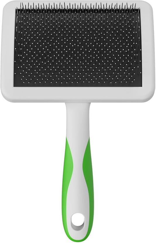 Andis 68540 Self-Cleaning Animal Slicker Brushes with Curved Stainless-Steel Bristles for All Breeds - Reduces Shedding by...