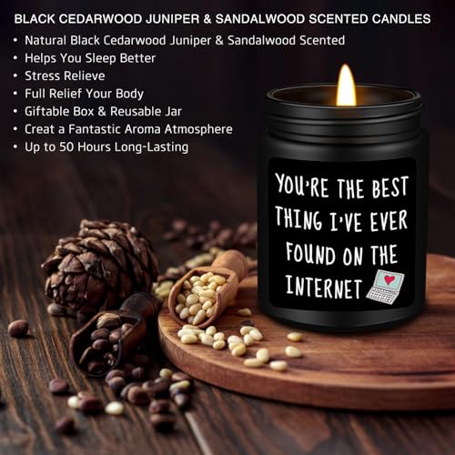 Homsolver Gifts for Boyfriend, Him, Husband, Men, Funny Anniversary Birthday Christmas Valentines Romantic Gifts for Him, ...