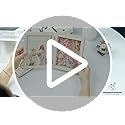 5x7'' Shadow Box Picture Frame Double Photos with Preserved Flowers, Real Floral Deep Wood Shadow Box Display Case Desktop...